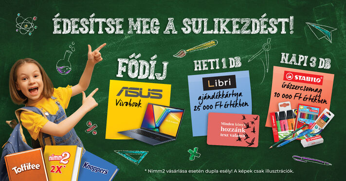 Édesítse meg a sulikezdést és nyerjen!